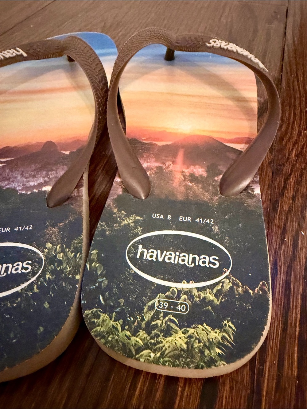 Havaianas Gradient Sunset Flip Flops - Picture 7 of 8